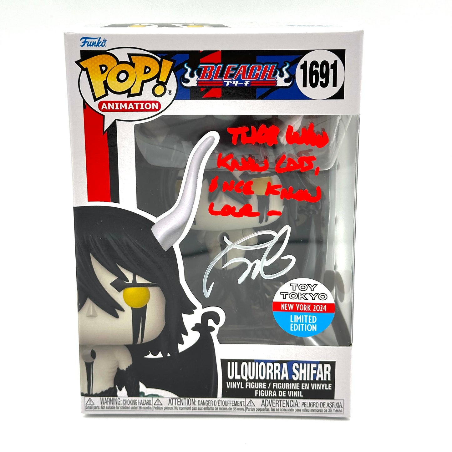 Bleach Ulquiorra Shifar Toy Tokyo Signed By Tony Oliver