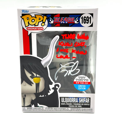 Bleach Ulquiorra Shifar Toy Tokyo Signed By Tony Oliver