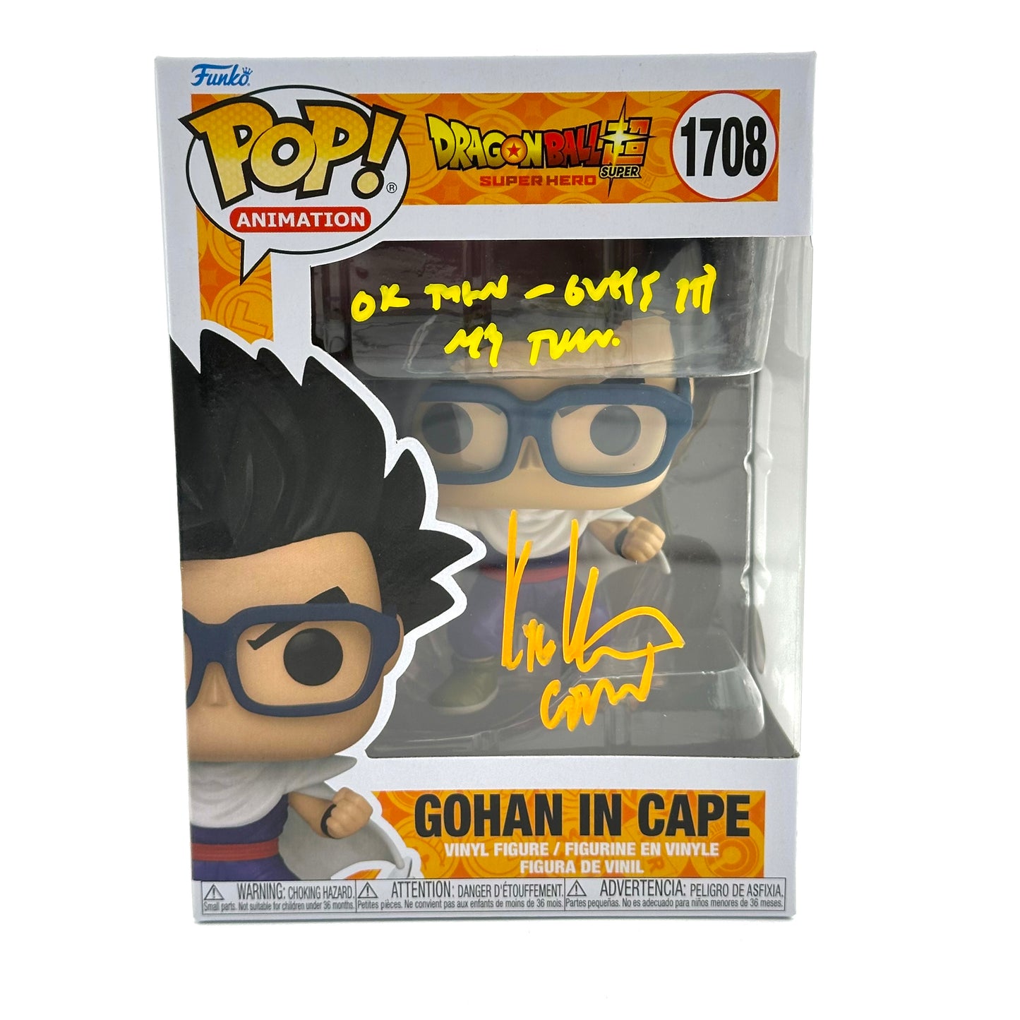 DBZ Gohan in Cape Signed by Kyle Herbert