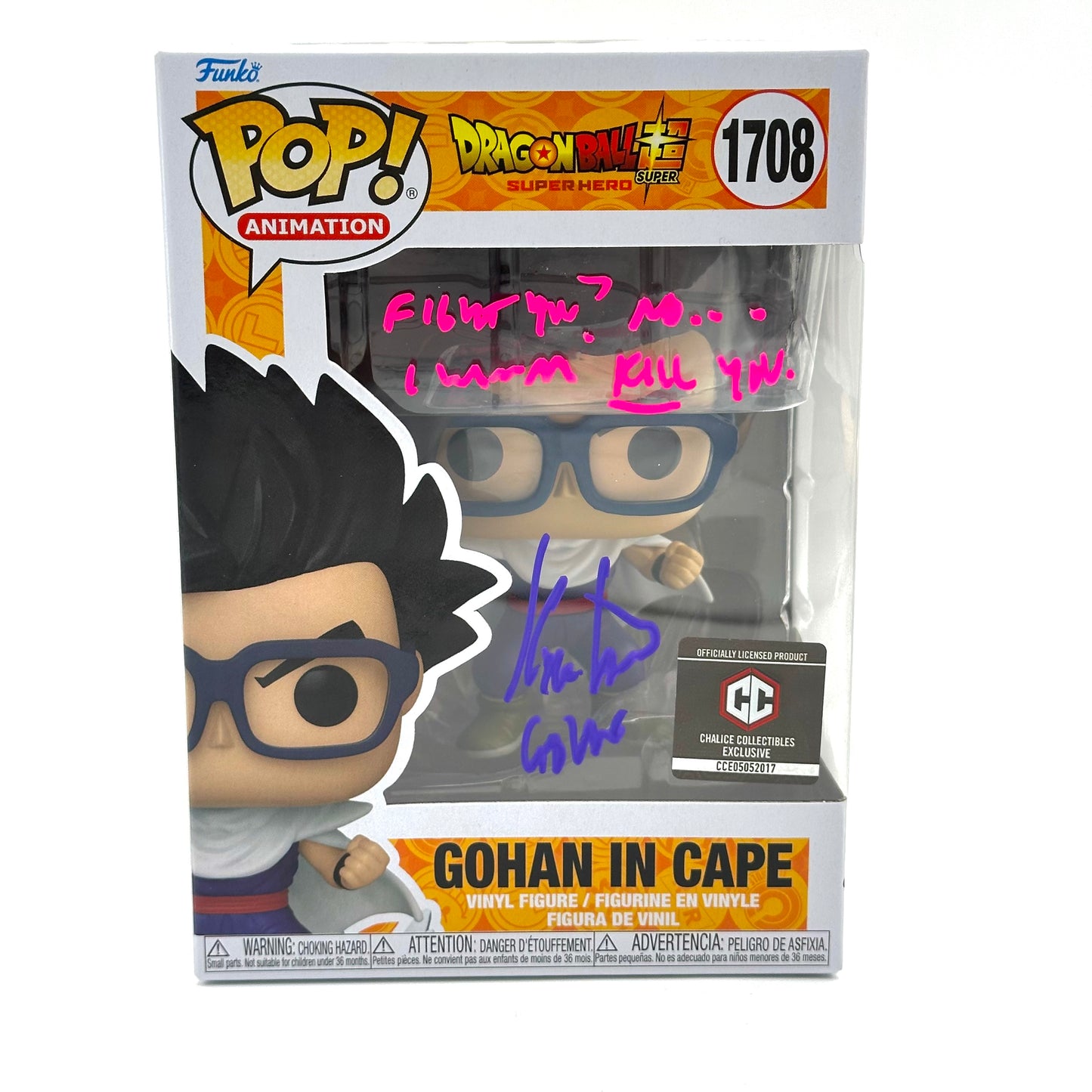 DBZ Gohan in Cape Signed by Kyle Herbert