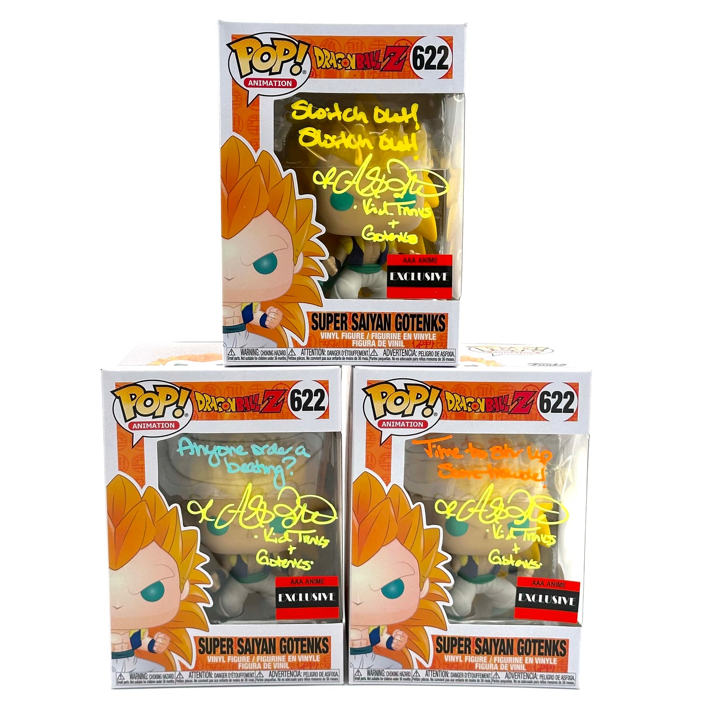 DBZ Super Saiyan Gotenks Signed By Alexis Tipton