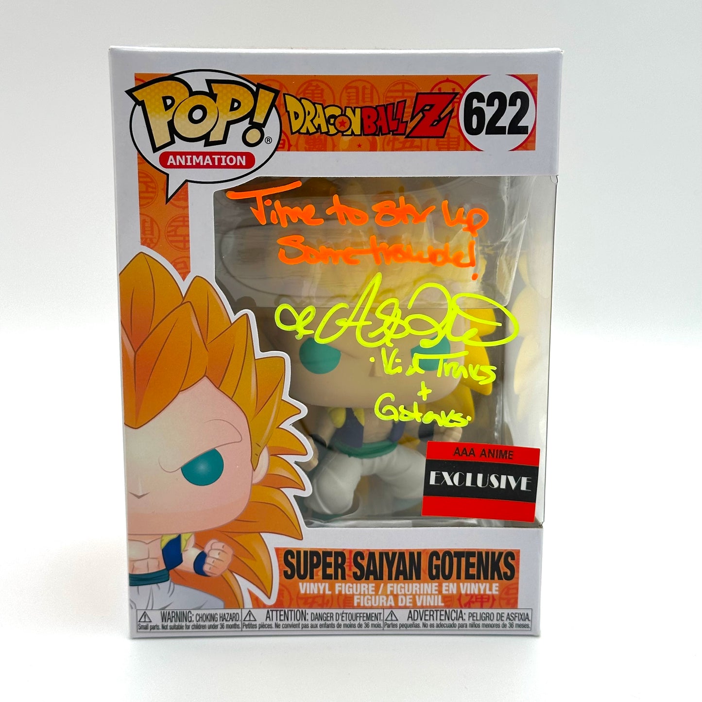 DBZ Super Saiyan Gotenks Signed By Alexis Tipton