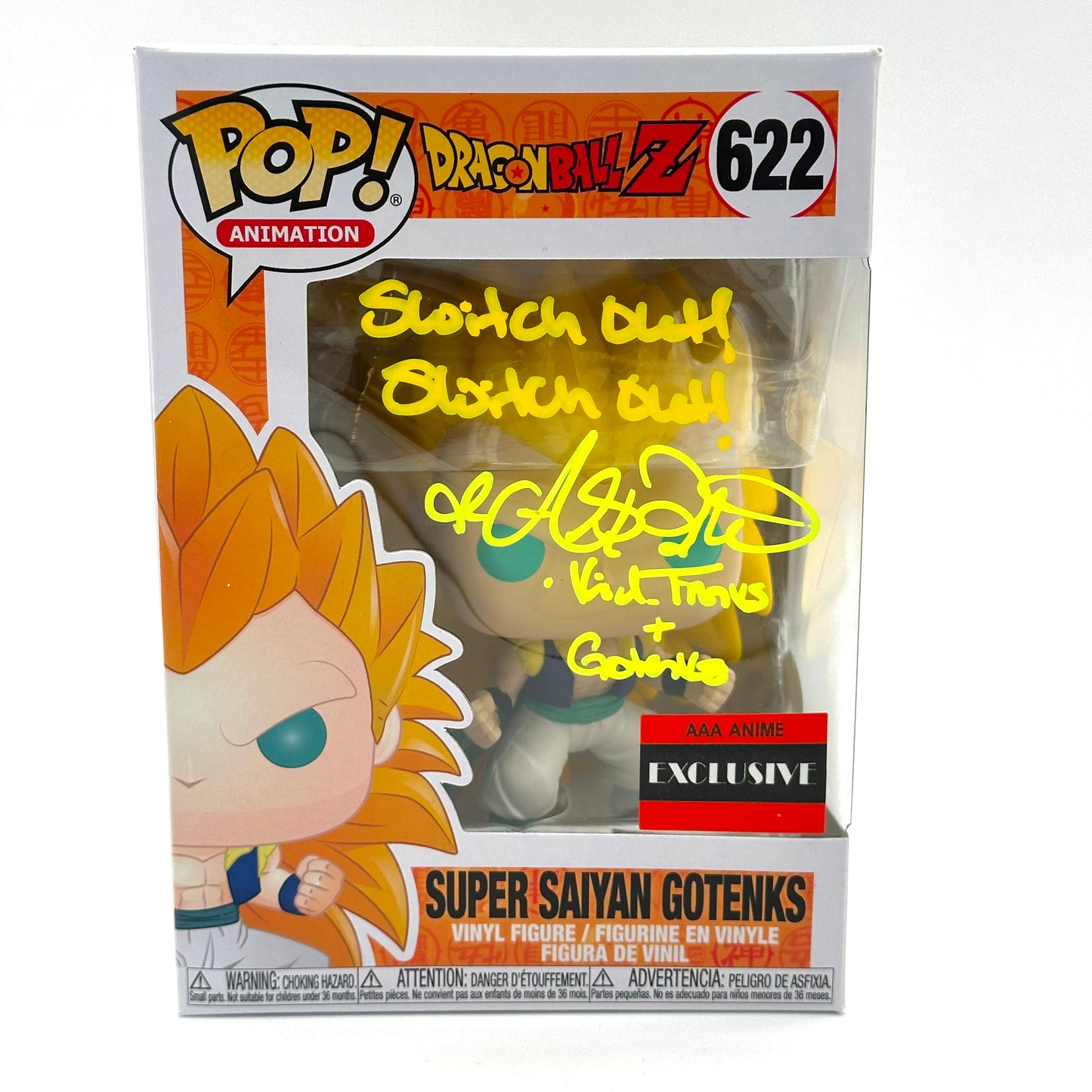 DBZ Super Saiyan Gotenks Signed By Alexis Tipton