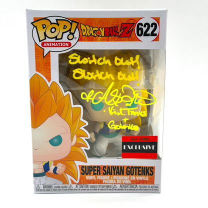DBZ Super Saiyan Gotenks Signed By Alexis Tipton