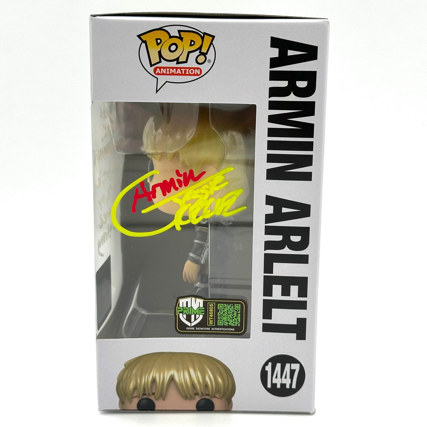 Attack on Titan Armin Arlet Signed By Jessie James Grelle
