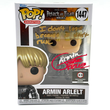 Attack on Titan Armin Arlet Signed By Jessie James Grelle