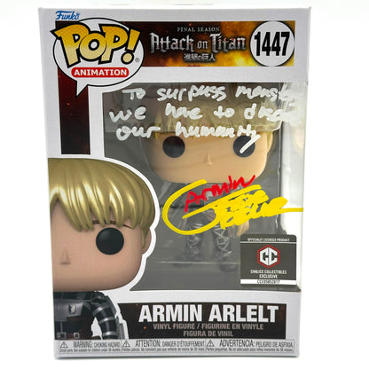 Attack on Titan Armin Arlet Signed By Jessie James Grelle