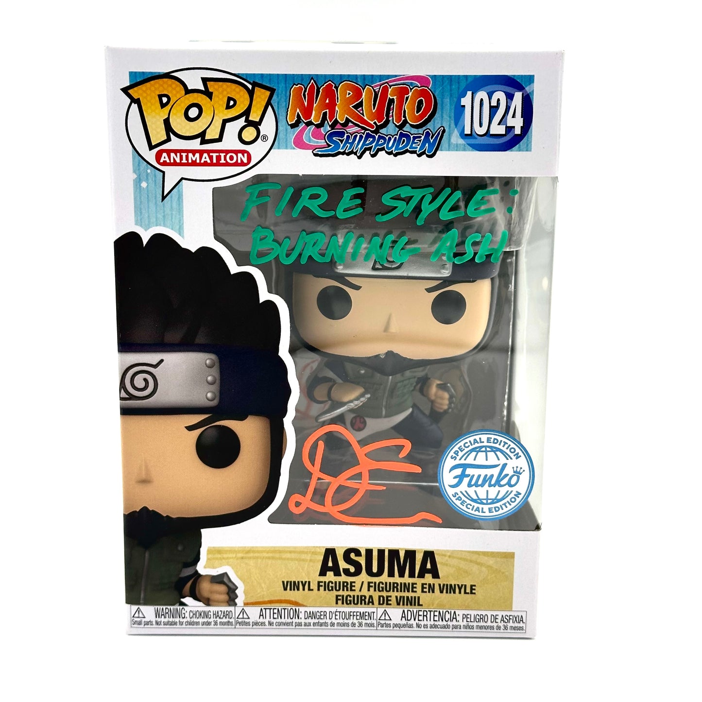 Naruto Asuma Signed by Doug Erholtz