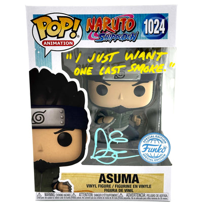 Naruto Asuma Signed by Doug Erholtz