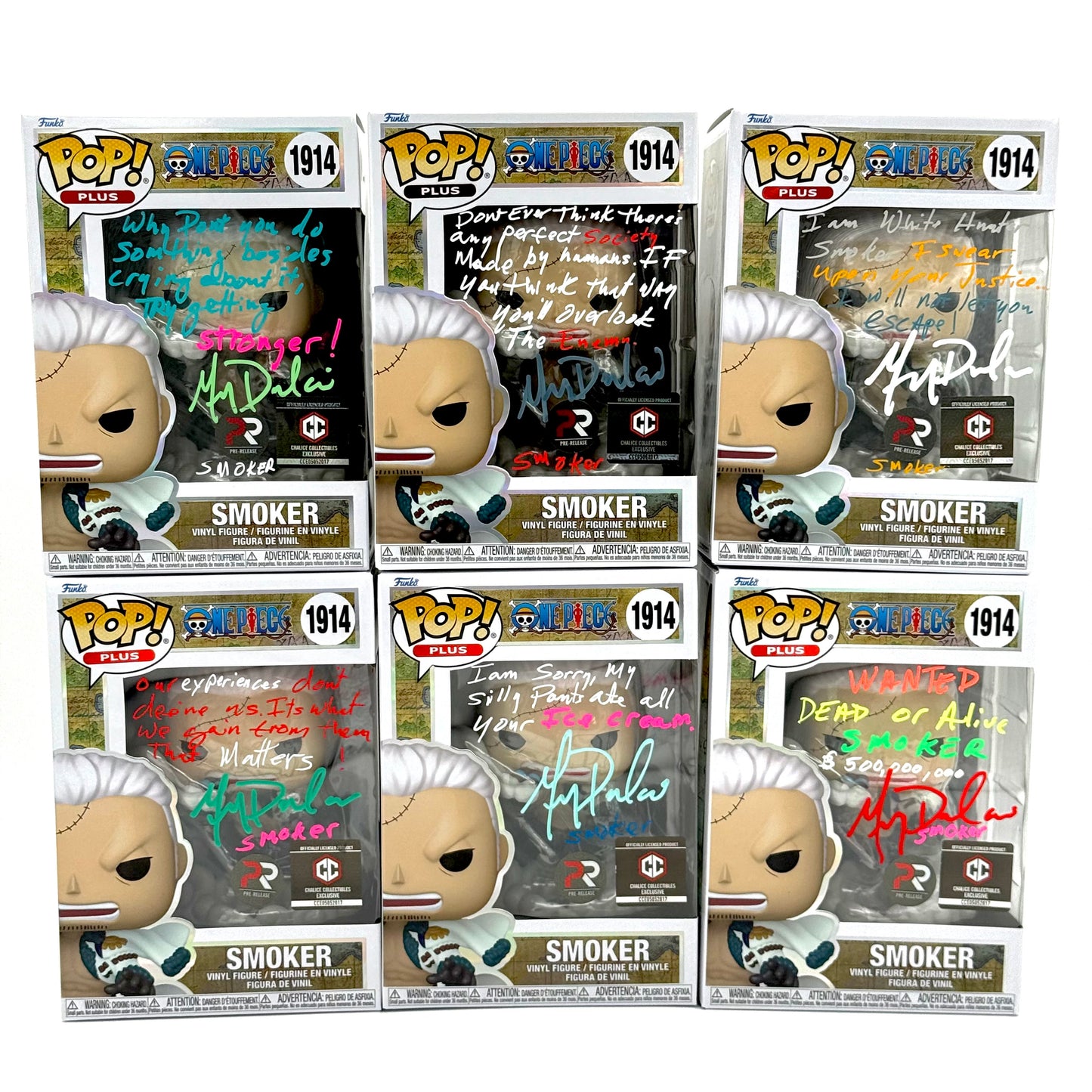 One Piece Smoker Pr Signed By Greg Dulcie