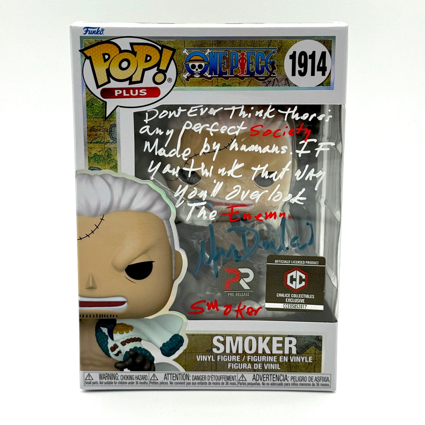 One Piece Smoker Pr Signed By Greg Dulcie