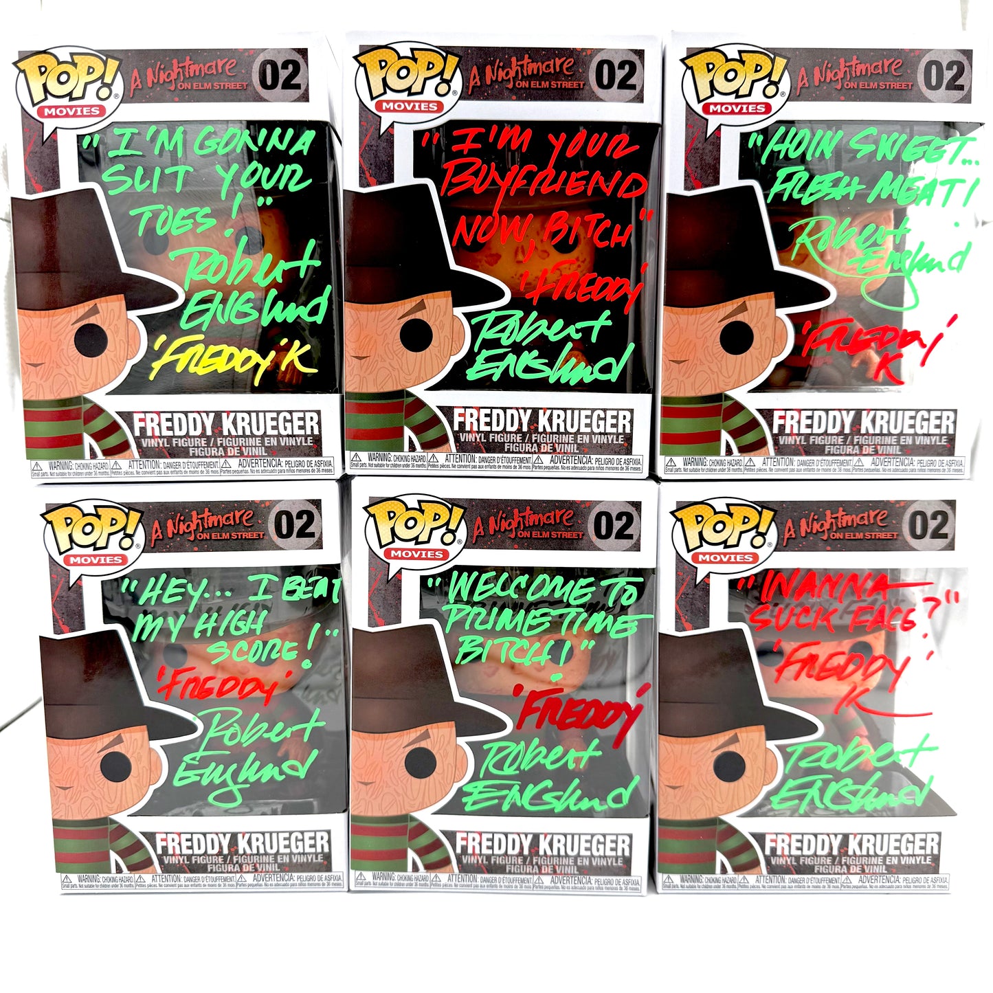Freddy Kruger Signed By Robert Englund