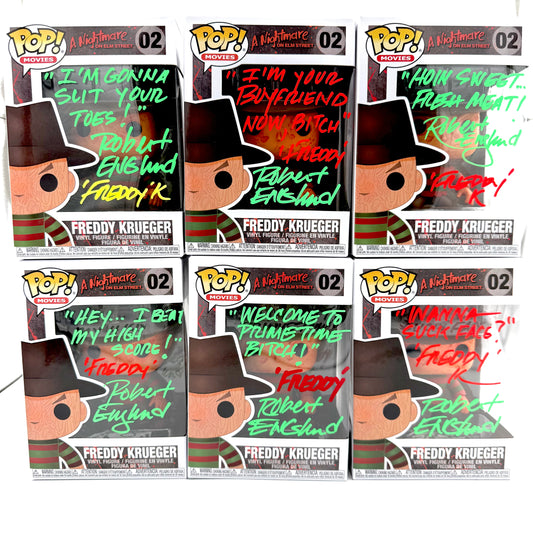Freddy Kruger Signed By Robert Englund