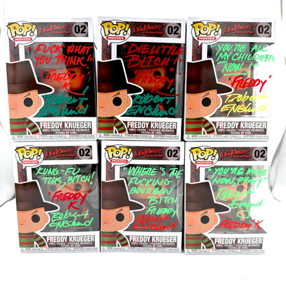 Freddy Kruger Signed By Robert Englund