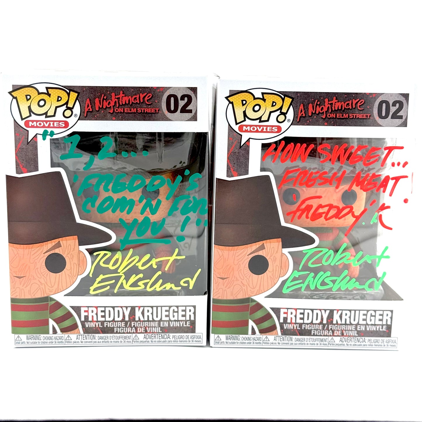 Freddy Kruger Signed By Robert Englund