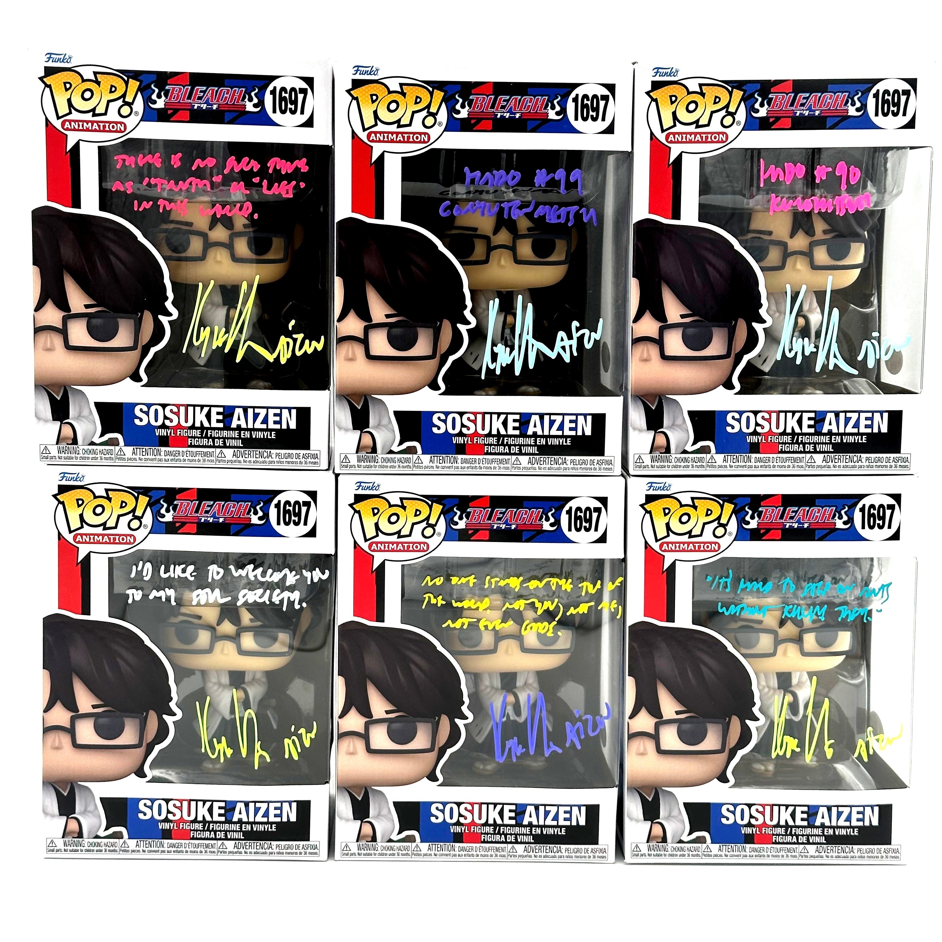 Bleach Sosuke Aizen Signed By Kyle Herbert – Zohanscollectibles